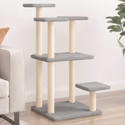 Gardez vos adorables chats amusés sans fin avec cet arbre à chat classique ! Design pratique : l'arbre à chat est conçu avec  ...