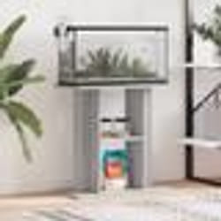 vidaXL Support pour aquarium sonoma gris 60x30x60 cm bois dingénierie 833573