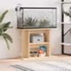 vidaXL Support pour aquarium chêne sonoma 80x35x60cm bois dingénierie 833578