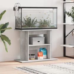Vidaxl - Support pour aquarium gris béton 80x35x60 cm bois d'ingénierie