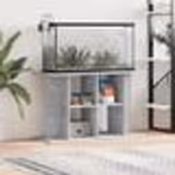 vidaXL Support pour aquarium gris béton 100x40x60 cm bois dingénierie 833587