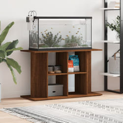 Support d'aquarium chêne marron 100x40x60 cm bois d'ingénierie
