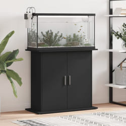 Vidaxl - Support pour aquarium noir 81x36x73 cm bois d'ingénierie