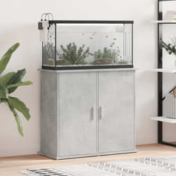 Vidaxl - Support pour aquarium gris béton 81x36x73 cm bois d'ingénierie