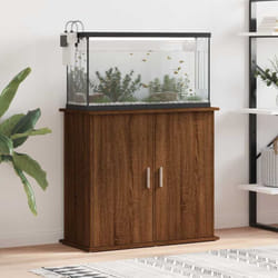 Vidaxl - Support pour aquarium chêne marron 81x36x73cm bois d'ingénierie