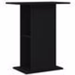 vidaXL Support pour aquarium noir 605x36x725 cm bois dingénierie 833640