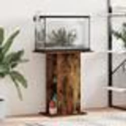 vidaXL Support daquarium chêne fumé 605x36x725 cm bois dingénierie 833644