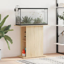 vidaXL Support aquarium bois d'ingénierie chêne sonoma