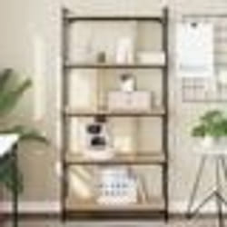 vidaXL Bibliothèque 5 niveaux chêne sonoma 76x32x158 cm