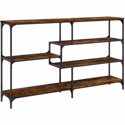 Ajoutez une touche d'élégance à votre entrée, salon ou couloir avec cette table console élégante. Matériau durable : le bois ...
