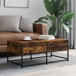 Vidaxl - Table basse chêne fumé 100x51x40 cm bois d'ingénierie
