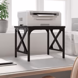 Le support d'imprimante permet de garder tout à portée de main et de rendre votre lieu de travail organisé et bien rangé. Mat ...