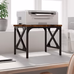Le support d'imprimante permet de garder tout à portée de main et de rendre votre lieu de travail organisé et bien rangé. Mat ...