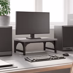 Ce support de moniteur au design minimaliste est pratique pour maintenir votre moniteur dans un endroit confortable. Matériau ...