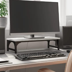 vidaXL Support Moniteur - Sonoma Gris