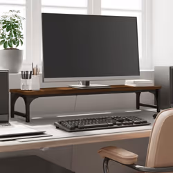 Ce support de moniteur au design minimaliste est pratique pour maintenir votre moniteur dans un endroit confortable. Matériau ...