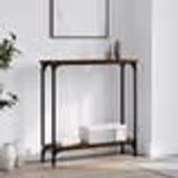 vidaXL Table console chêne marron 75x22,5x75 cm bois d'ingénierie