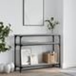 vidaXL Table console sonoma gris 100x29x75 cm bois d'ingénierie