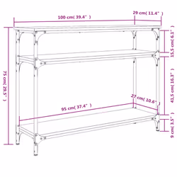 VidaXL 834039 Table à café, latérale et de salon - Vue supplémentaire 8