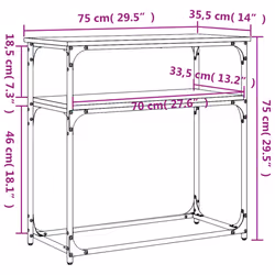 VidaXL 834068 Table à café, latérale et de salon - Vue supplémentaire 8