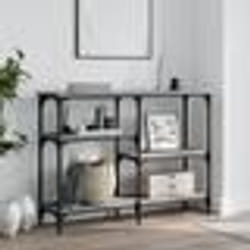 vidaXL Table console sonoma gris 102x29x75 cm bois d'ingénierie