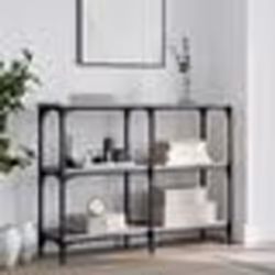 vidaXL Table console sonoma gris 100x29x75 cm bois d'ingénierie