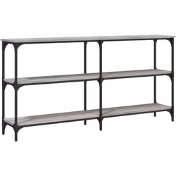 Ajoutez une touche d'élégance à votre entrée, salon ou couloir avec cette table console élégante. Matériau durable : le bois ...