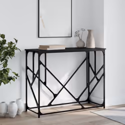 Ajoutez une touche d'élégance à votre entrée, salon ou couloir avec cette table console élégante. Matériau durable : le bois  ...