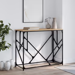 Ajoutez une touche d'élégance à votre entrée, salon ou couloir avec cette table console élégante. Matériau durable : le bois  ...