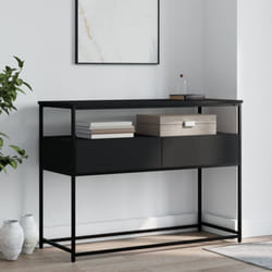 Vidaxl - Table console noir 100x40x75 cm bois d'ingénierie