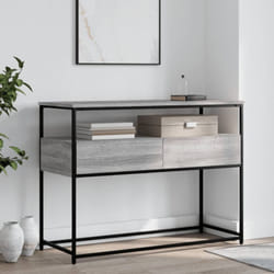 Vidaxl - Table console sonoma gris 100x40x75 cm bois d'ingénierie