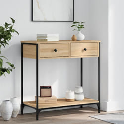 Vidaxl - Table console chêne sonoma 75x34,5x75 cm bois d'ingénierie