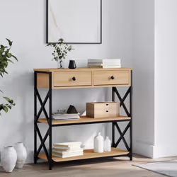 Description générale Ajoutez une touche d'élégance à votre entrée, salon ou couloir avec cette table console élégante. Son de ...