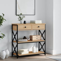 Vidaxl - Table console chêne sonoma 75x28x75 cm bois d'ingénierie