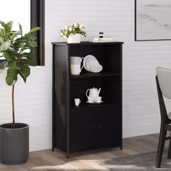 Cherchez-vous un buffet haut de gamme stylé ? Ce buffet haut ajoute un charme moderne à votre intérieur existant ! Matériau r ...