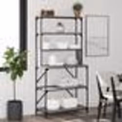 vidaXL Support de boulanger à 6 niveaux sonoma gris 90x40x180 cm