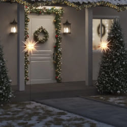 vidaXL Lumière de Noël LED pliable - Blanc