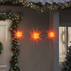 Vidaxl - Lumières de Noël avec led 3 pcs pliable rouge