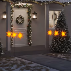Crée une ambiance festive autour de votre maison pendant Noël avec ces étoiles éclairées de Moravie ! Fonction de minuterie : ...