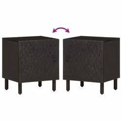 VidaXL 356815 Table de nuit et table de chevet Noir - Vue supplémentaire 6