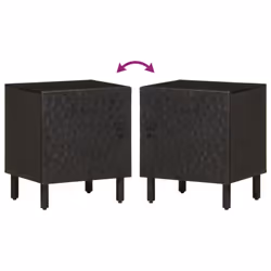 VidaXL 356816 Table de nuit et table de chevet Noir - Vue supplémentaire 7