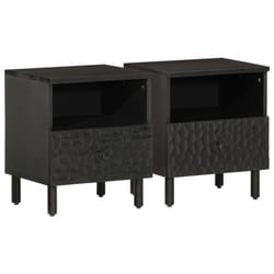 VidaXL 356826 Table de nuit et table de chevet Noir