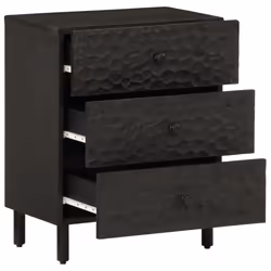VidaXL 356828 Table de nuit et table de chevet Noir