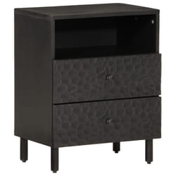 VidaXL 356829 Table de nuit et table de chevet Noir