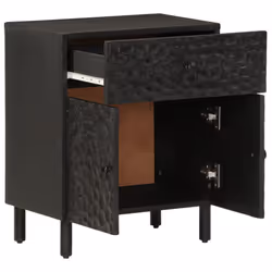 VidaXL 356830 Table de nuit et table de chevet Noir