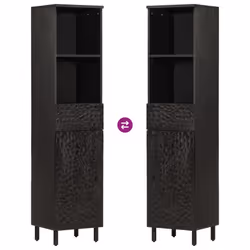 VidaXL 356841 miroir de salle de bain et armoire de rangement pour évier - Vue supplémentaire 5