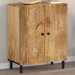 Cette armoire latérale, au look intemporel, est conçu pour être un excellent complément à votre intérieur. Bois de manguier m ...