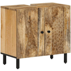 Vidaxl - Armoire lavabo de salle de bain bois massif de manguier