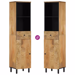 VidaXL 356913 miroir de salle de bain et armoire de rangement pour évier - Vue supplémentaire 6