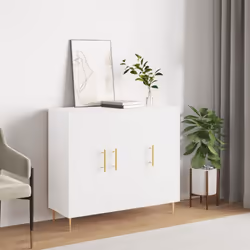 Ce buffet moderne, au look intemporel, est conçu pour être un excellent supplément à votre maison. Matériau durable : le bois ...